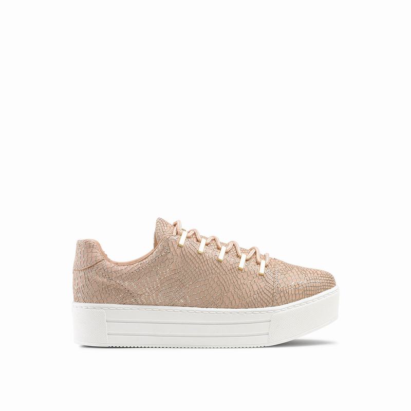Pink Russell And Bromley Barfly Women\'s Platform Sneakers | SAL7136TY