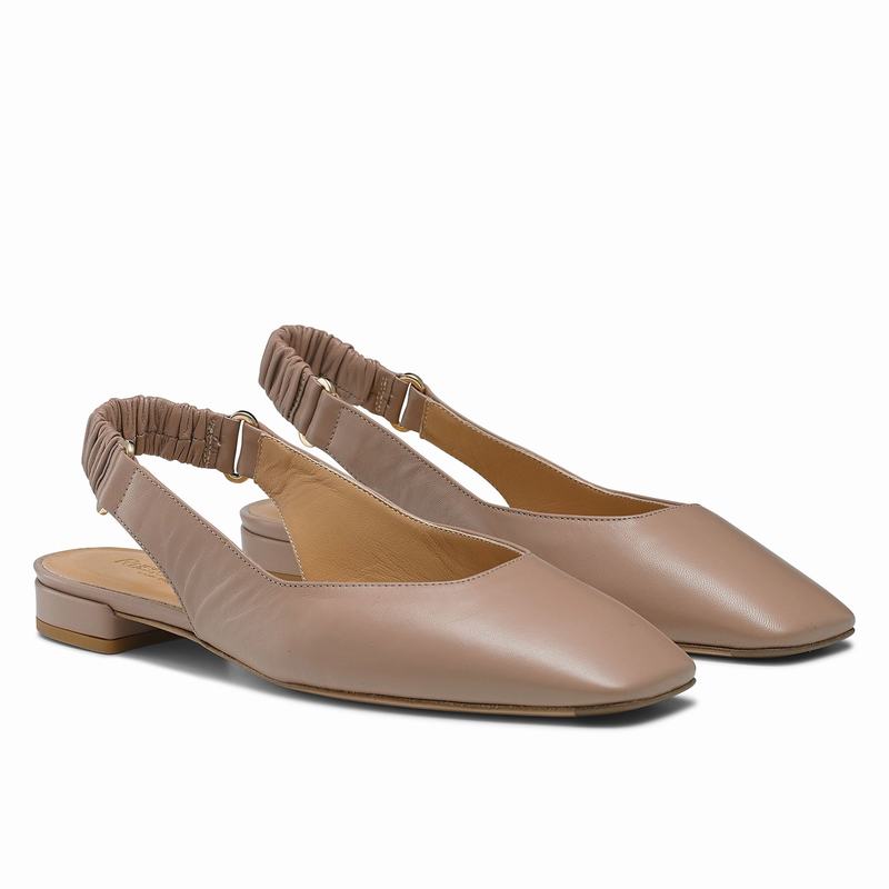 Pink Russell And Bromley Campaign Women's Dress Flats | EAW6327DZ