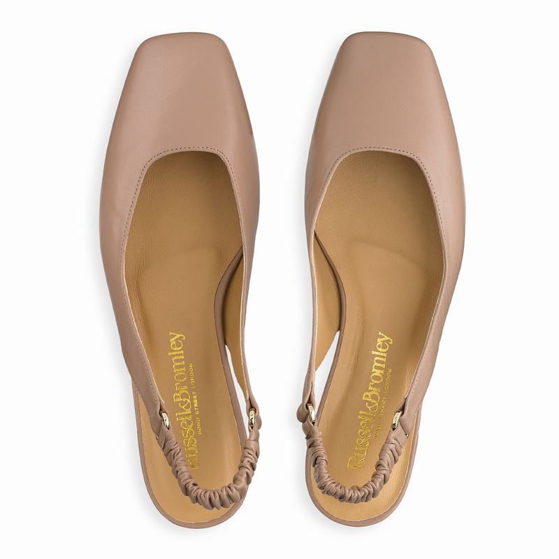 Pink Russell And Bromley Campaign Women's Dress Flats | EAW6327DZ