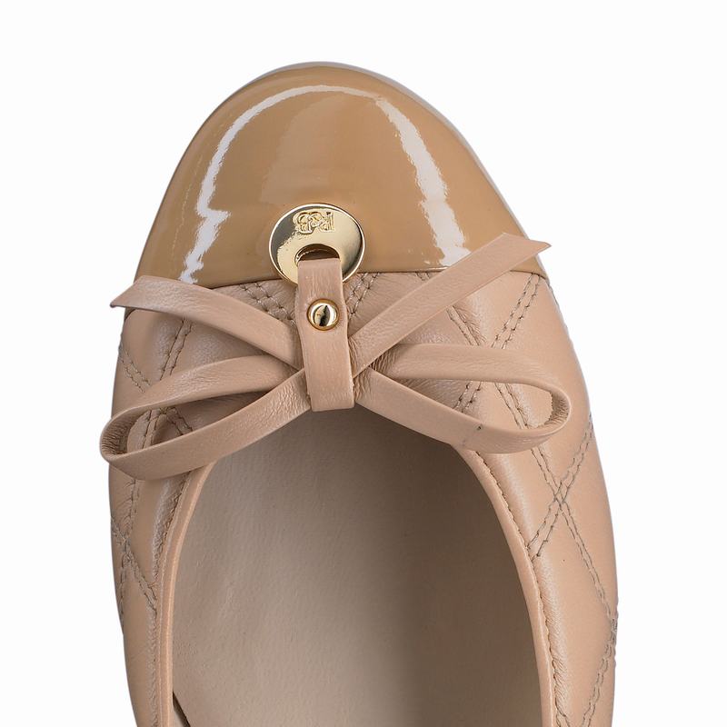 Pink Russell And Bromley Charming Women's Ballet Flats | TNC648LW