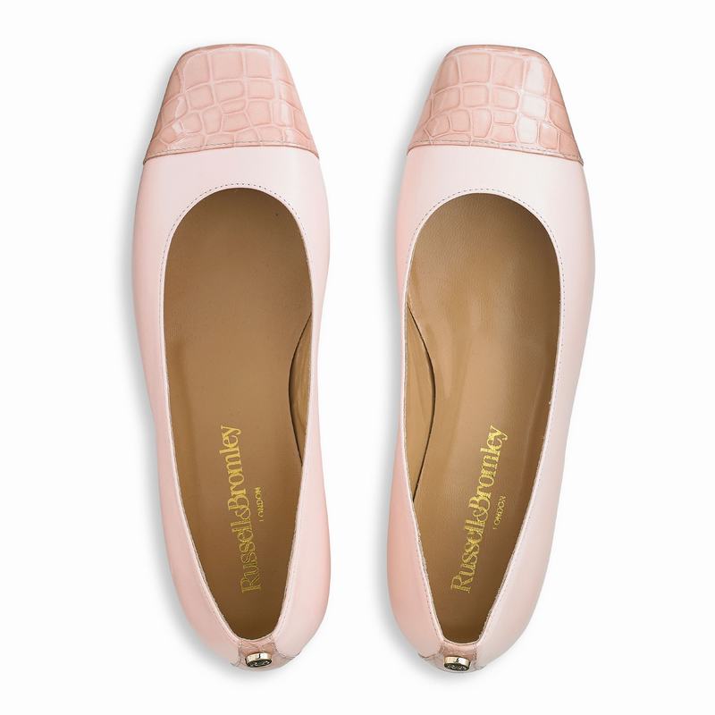 Pink Russell And Bromley Fondant Women's Ballet Flats | UDC5116GO