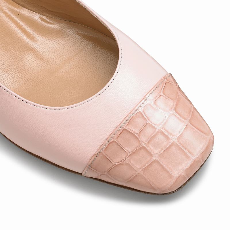Pink Russell And Bromley Fondant Women's Ballet Flats | UDC5116GO