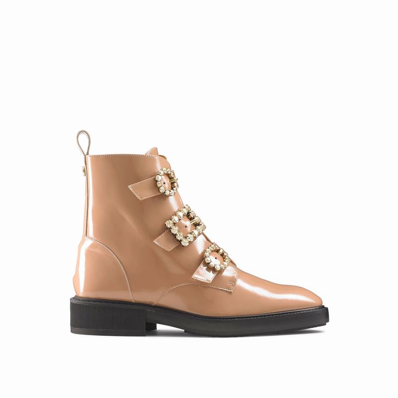 Pink Russell And Bromley Glamorous Women\'s Ankle Boots | HIP2820XM
