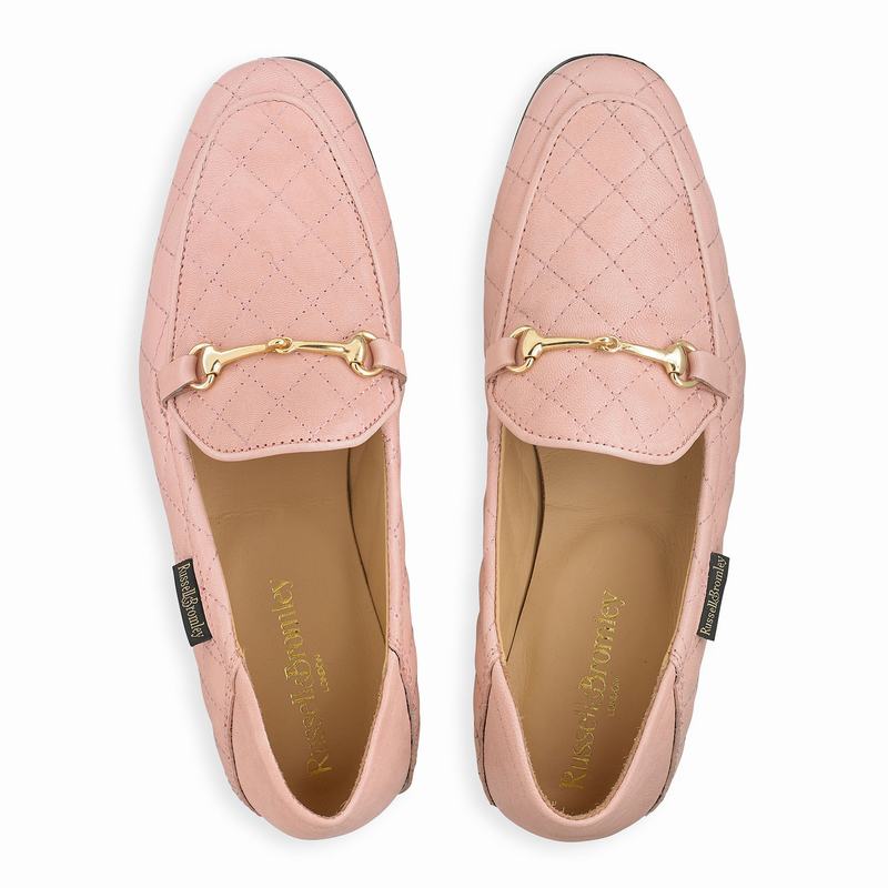 Pink Russell And Bromley Loafer Women's Loafers | RZX2277NL