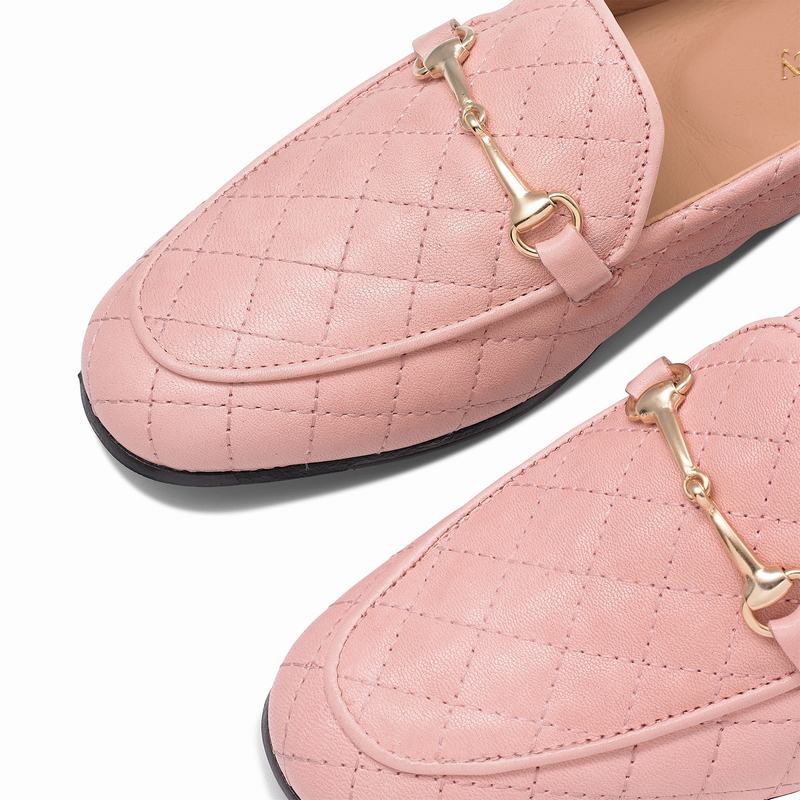 Pink Russell And Bromley Loafer Women's Loafers | RZX2277NL