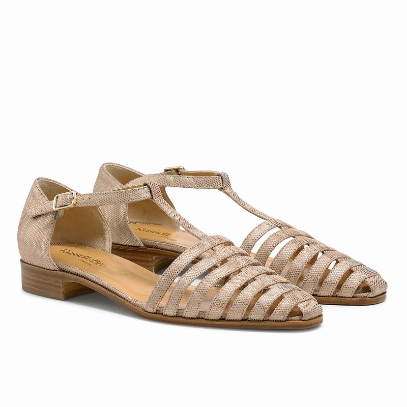 Pink Russell And Bromley Mermaid Women's Dress Flats | XGG4667GF