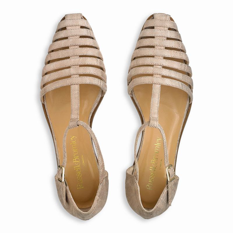 Pink Russell And Bromley Mermaid Women's Dress Flats | XGG4667GF