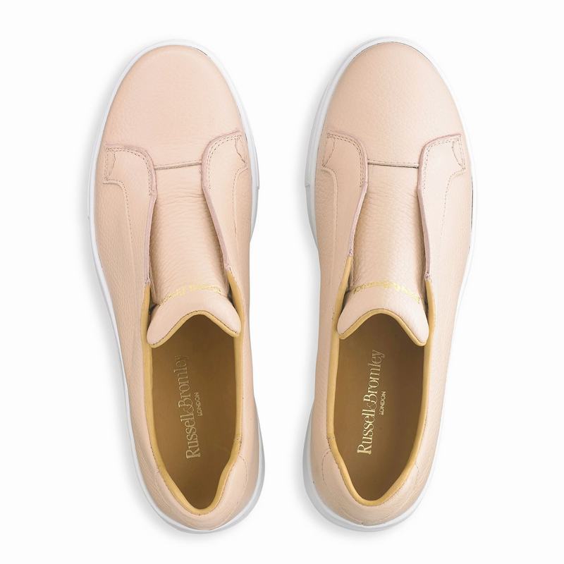 Pink Russell And Bromley Park Up Women's Platform Sneakers | BXG4038ZK