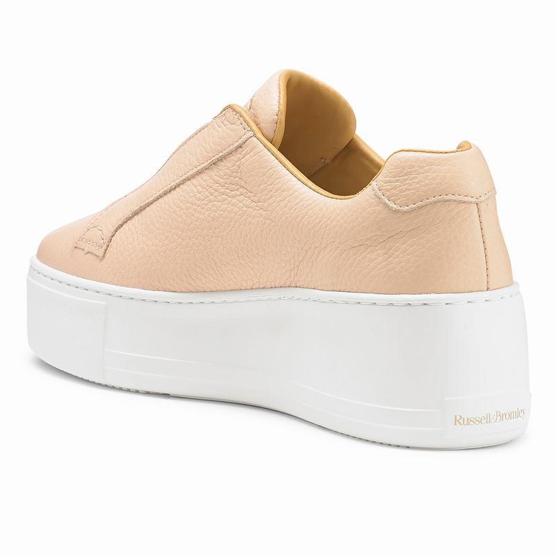 Pink Russell And Bromley Park Up Women's Platform Sneakers | BXG4038ZK