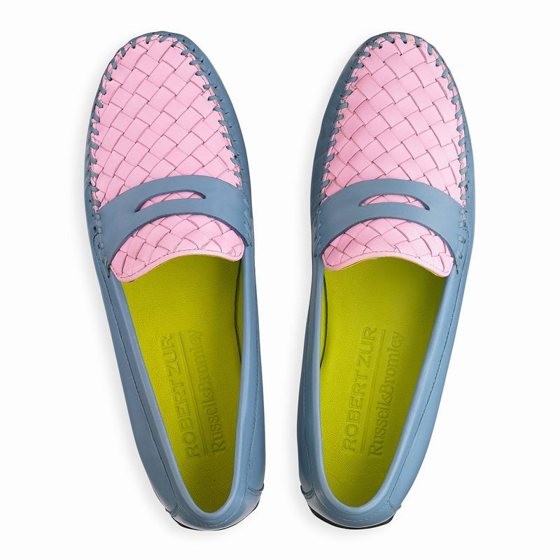 Pink Russell And Bromley Petra Women's Driving Shoes | BFR3115SY