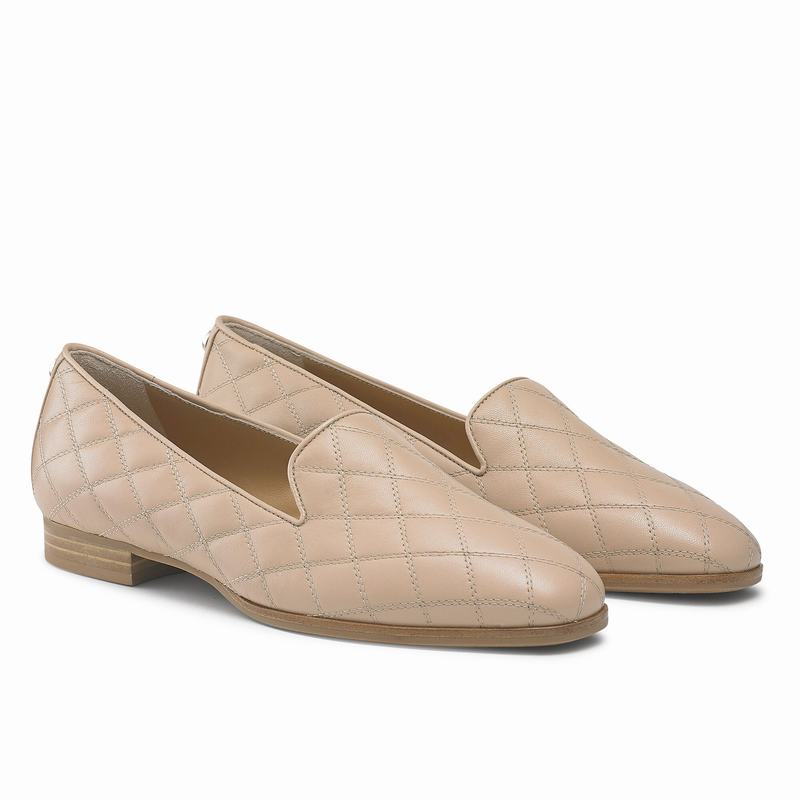 Pink Russell And Bromley Smoking Women's Dress Flats | XWB3163HV