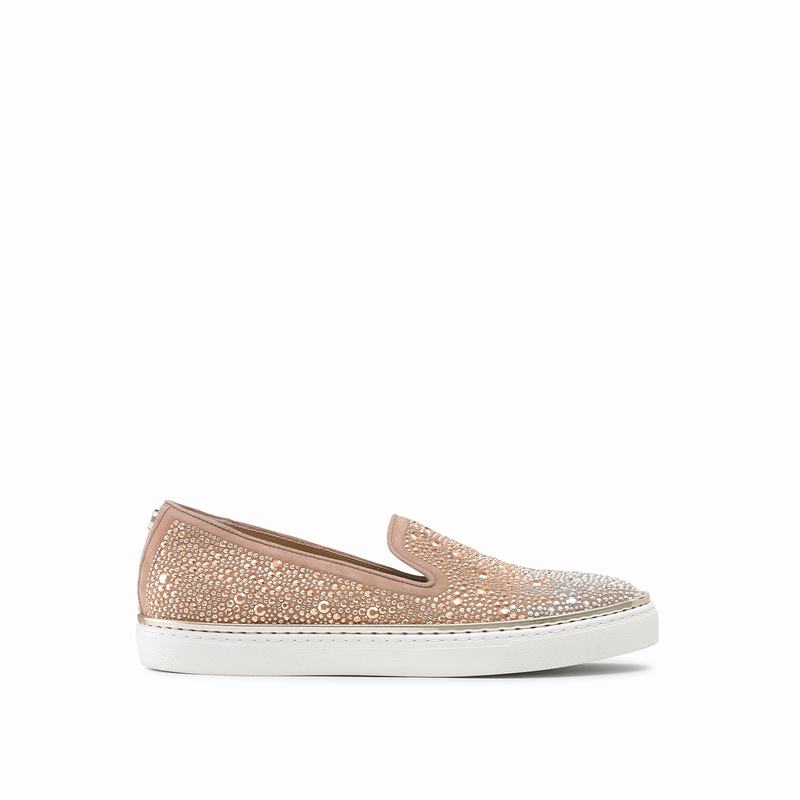 Pink Russell And Bromley Twinkletoe Women\'s Slip On Trainers | WGI2961EH