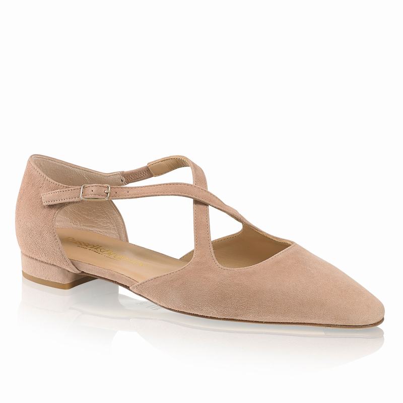 Pink Russell And Bromley Xpresso Women's Dress Flats | MYN622YT