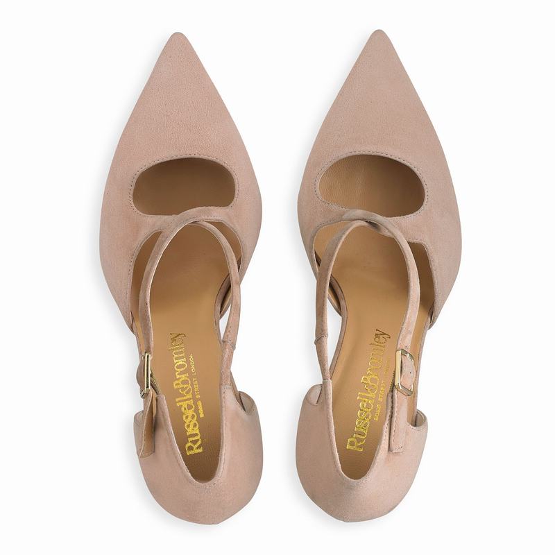 Pink Russell And Bromley Xtra Hi Women's Pumps | IEW8961BU