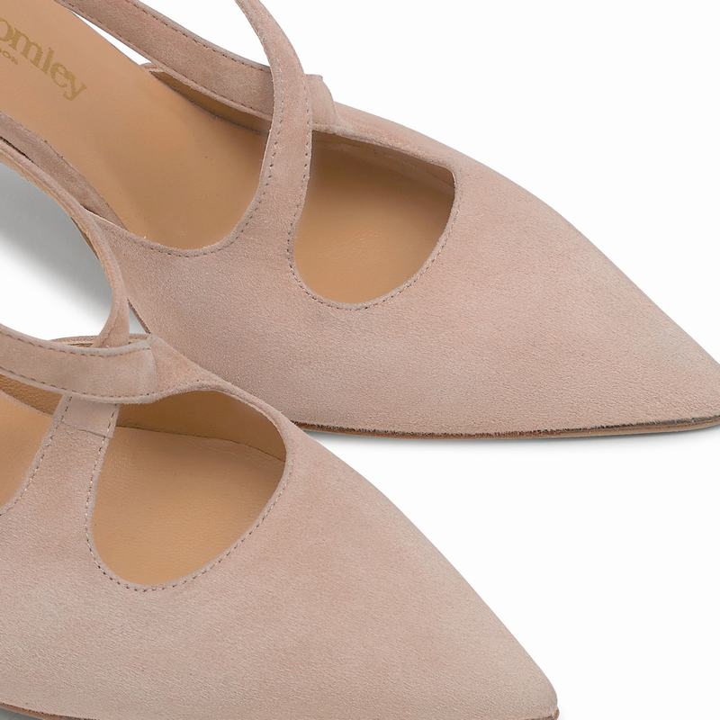 Pink Russell And Bromley Xtra Hi Women's Pumps | IEW8961BU