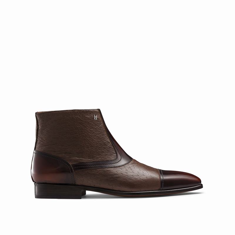 Red Russell And Bromley Bergamo Men\'s Chelsea Boots | ZKR4882IR
