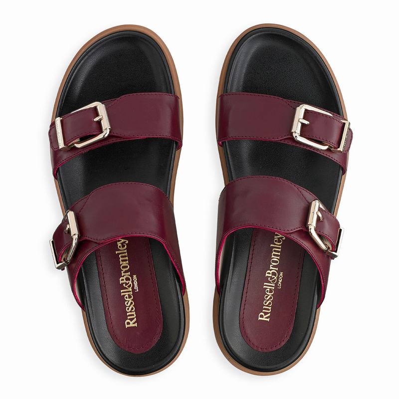 Red Russell And Bromley Island Women's Flat Sandals | MKV304BD