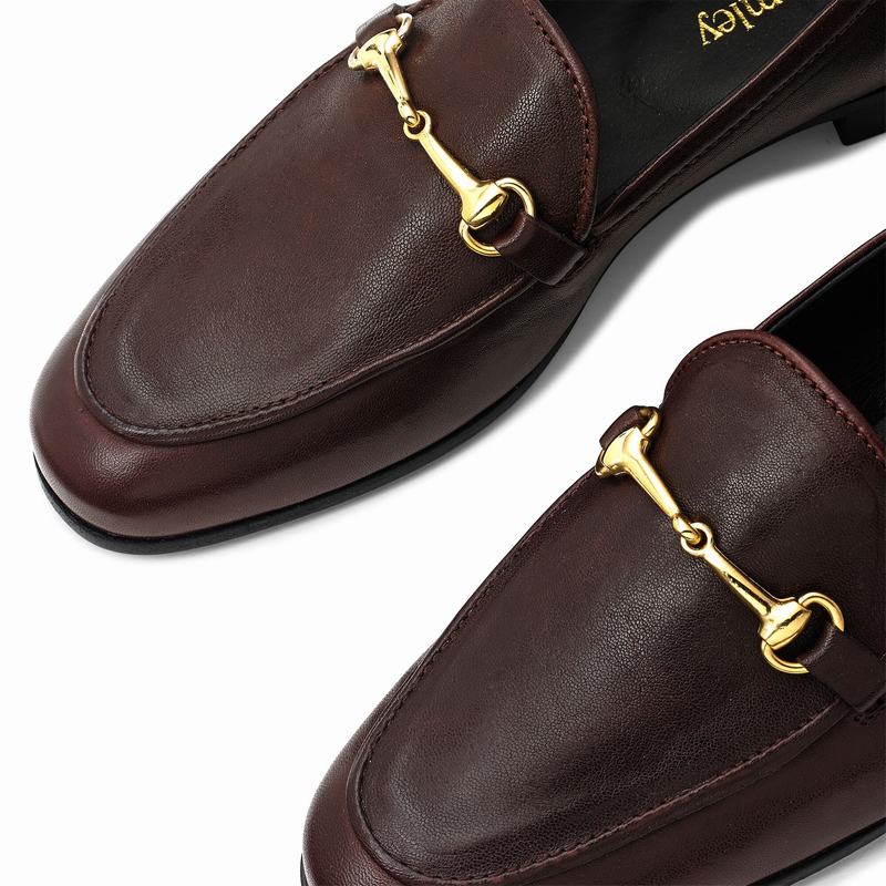 Red Russell And Bromley Loafer Women's Loafers | AET7072RE