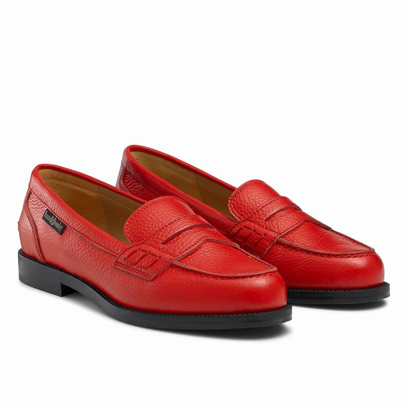 Red Russell And Bromley Sixpence Women's Loafers | XFY8370LC