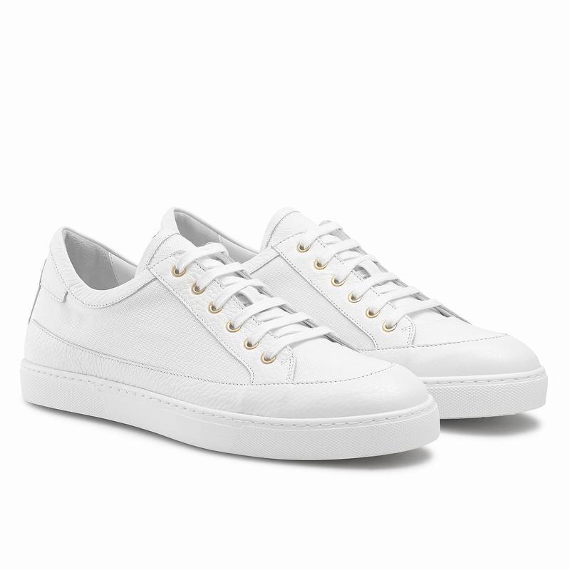 White Russell And Bromley Belair Women's Low Top Sneakers | ZLC3034BB
