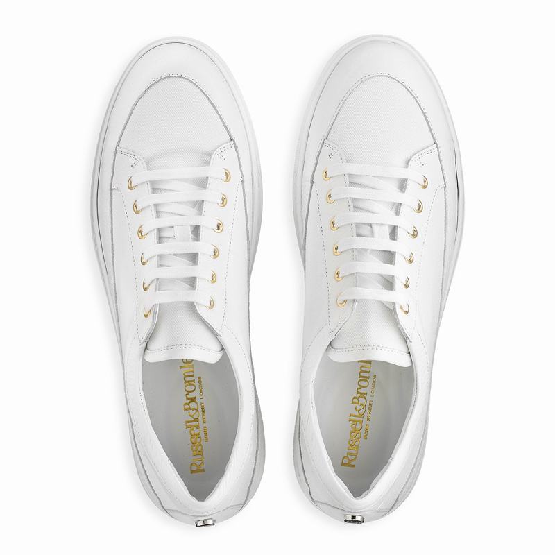White Russell And Bromley Belair Women's Low Top Sneakers | ZLC3034BB