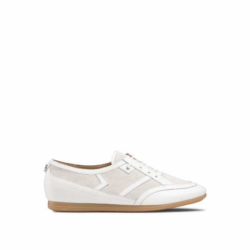 White Russell And Bromley Bingo Women\'s Low Top Sneakers | KBK7744HQ