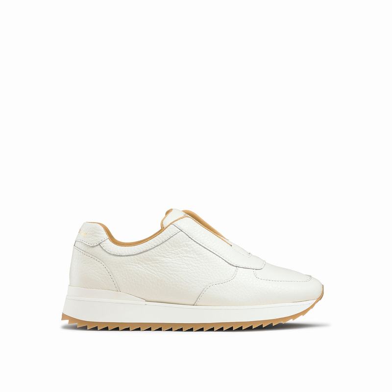 White Russell And Bromley Catch Me Women\'s Platform Sneakers | LBD9467KG