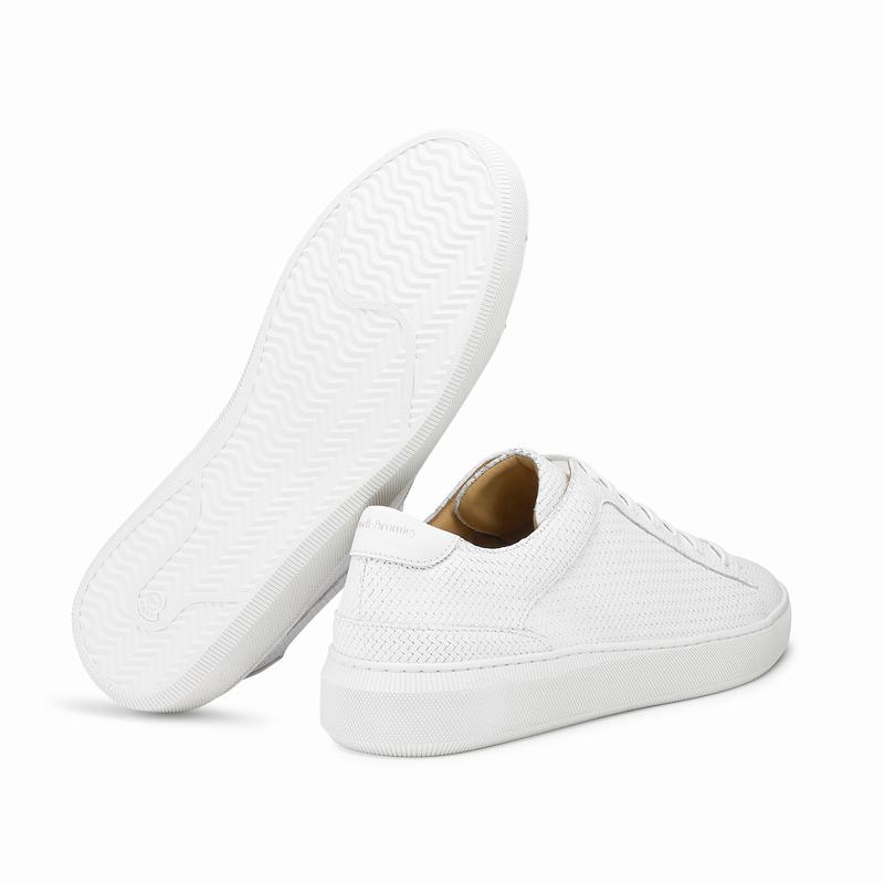 White Russell And Bromley Clear Run Men's Low Top Sneakers | ZMH7254XY