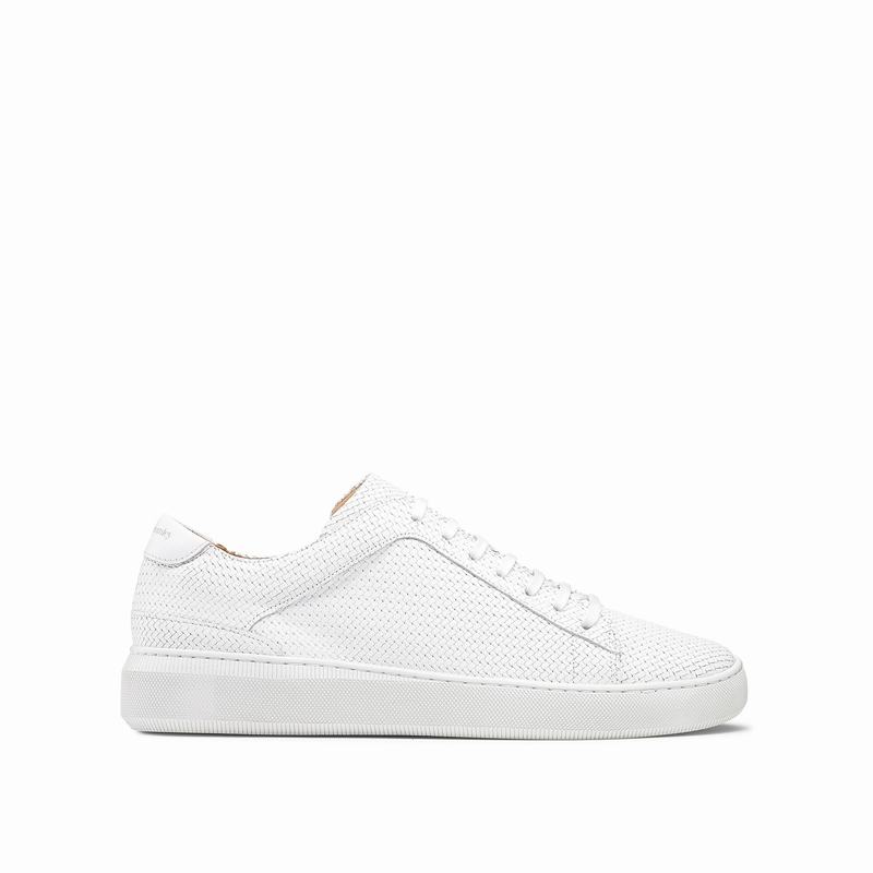 White Russell And Bromley Clear Run Men\'s Low Top Sneakers | ZMH7254XY