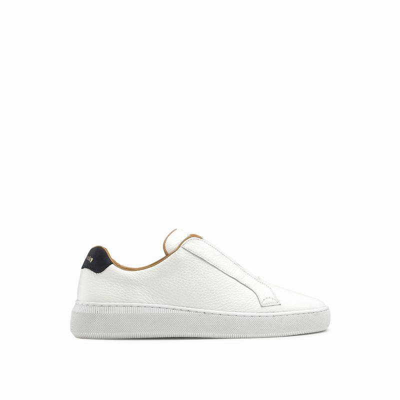 White Russell And Bromley Clearway Women\'s Slip On Trainers | IKC796RF