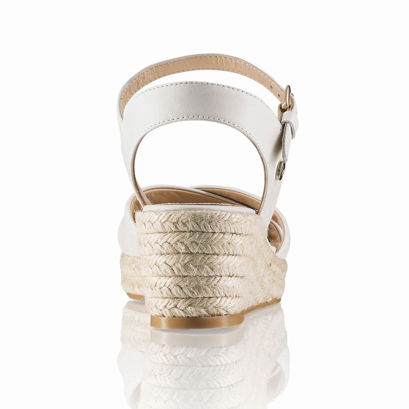 White Russell And Bromley Gelato Women's Espadrilles | UPW2081IO