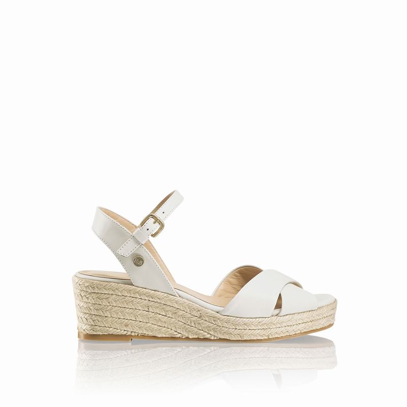 White Russell And Bromley Gelato Women\'s Espadrilles | UPW2081IO