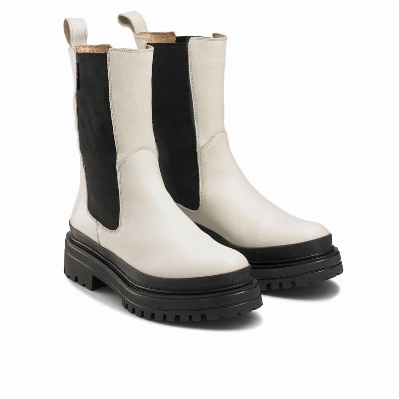 White Russell And Bromley Highway Women's Chelsea Boots | LFX9134GJ