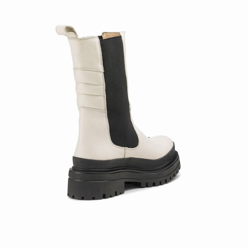 White Russell And Bromley Highway Women's Chelsea Boots | LFX9134GJ