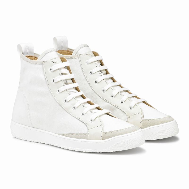 White Russell And Bromley Home Run M Men's High Top Sneakers | BRT2212JX