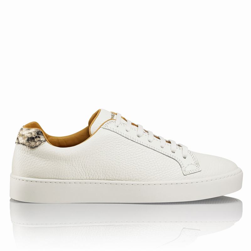 White Russell And Bromley Park Run Women's Low Top Sneakers | JAQ4863ME