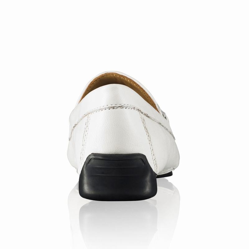White Russell And Bromley Petra Women's Driving Shoes | QNF9095UY