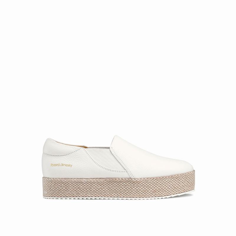 White Russell And Bromley Wrap Up Women\'s Platform Sneakers | XDM7096NK
