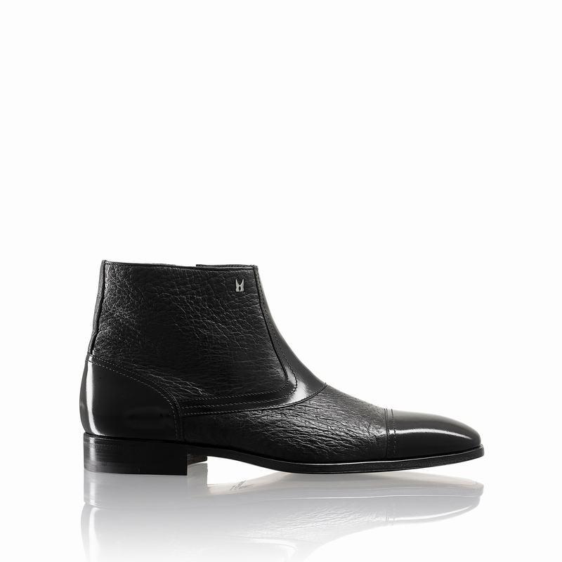 Black Russell And Bromley Bergamo Men's Chelsea Boots | TQF8372SQ