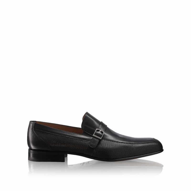 Black Russell And Bromley Charisma Men's Loafers | TKX3283NX