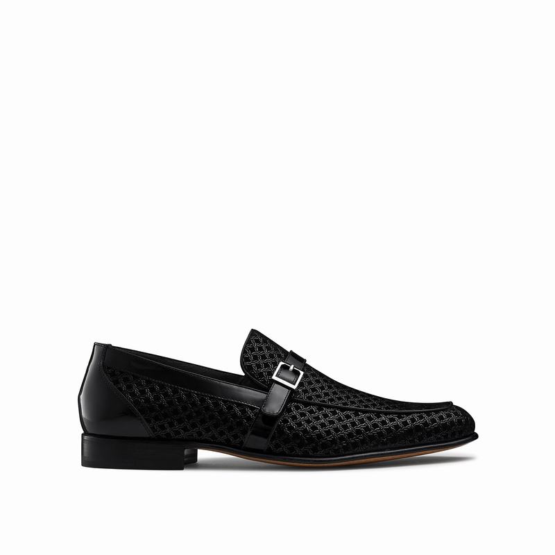 Black Russell And Bromley Charisma Men's Loafers | WLB4398RQ