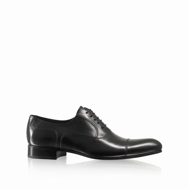Black Russell And Bromley Chelsea Men's Lace Up Shoes | YOT9871VP