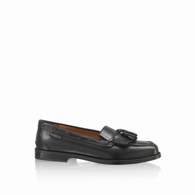 Black Russell And Bromley Chester Women's Loafers | BYT501UX