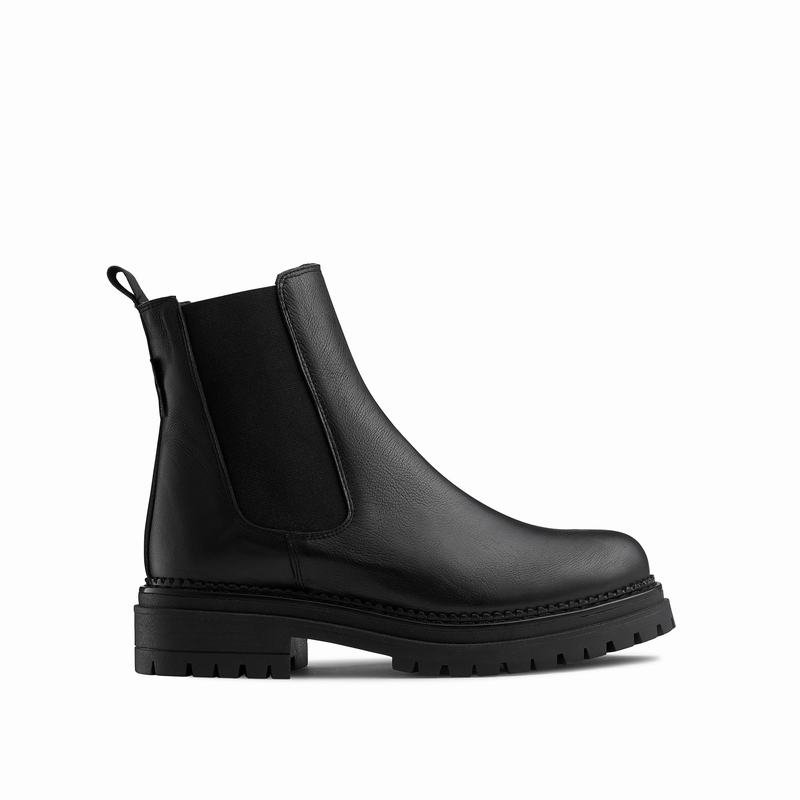 Black Russell And Bromley Company Women's Chelsea Boots | JTQ6586MT