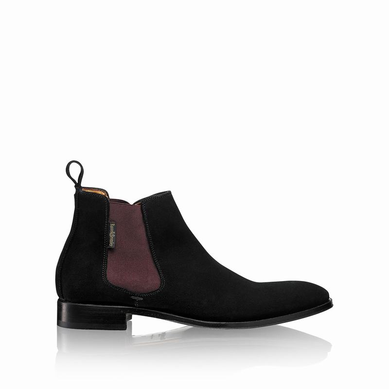Black Russell And Bromley Jean Paul Men's Chelsea Boots | CKZ2623RW