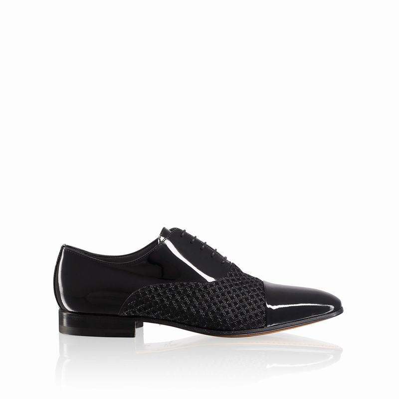 Black Russell And Bromley Know-how Men's Oxfords | YBU8738SS