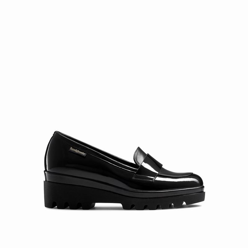 Black Russell And Bromley Limbo Women's Loafers | GTZ5719RP