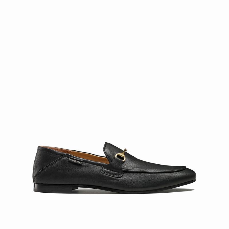 Black Russell And Bromley Loafer M Men's Loafers | LLE786AD
