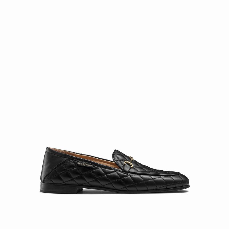 Black Russell And Bromley Loafer Women's Loafers | XQR4515CL