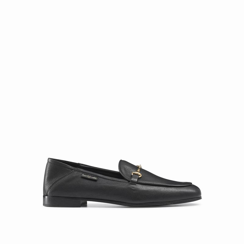Black Russell And Bromley Loafer Women's Loafers | ZZT6191TQ